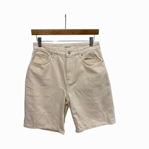 Skall Studio Wilson Shorts Organic Cotton Women's 26 Straight Leg Cream MSRP$506